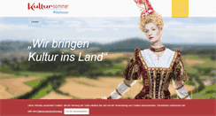 Desktop Screenshot of kultursommer-mittelhessen.de