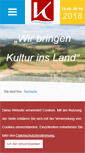 Mobile Screenshot of kultursommer-mittelhessen.de